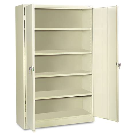 5-shelf putty steel jumbo storage cabinet|Tennsco J2478SUPY Assembled Jumbo Steel .